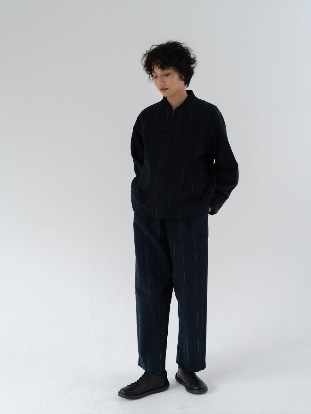 Rice basic cotton blouson