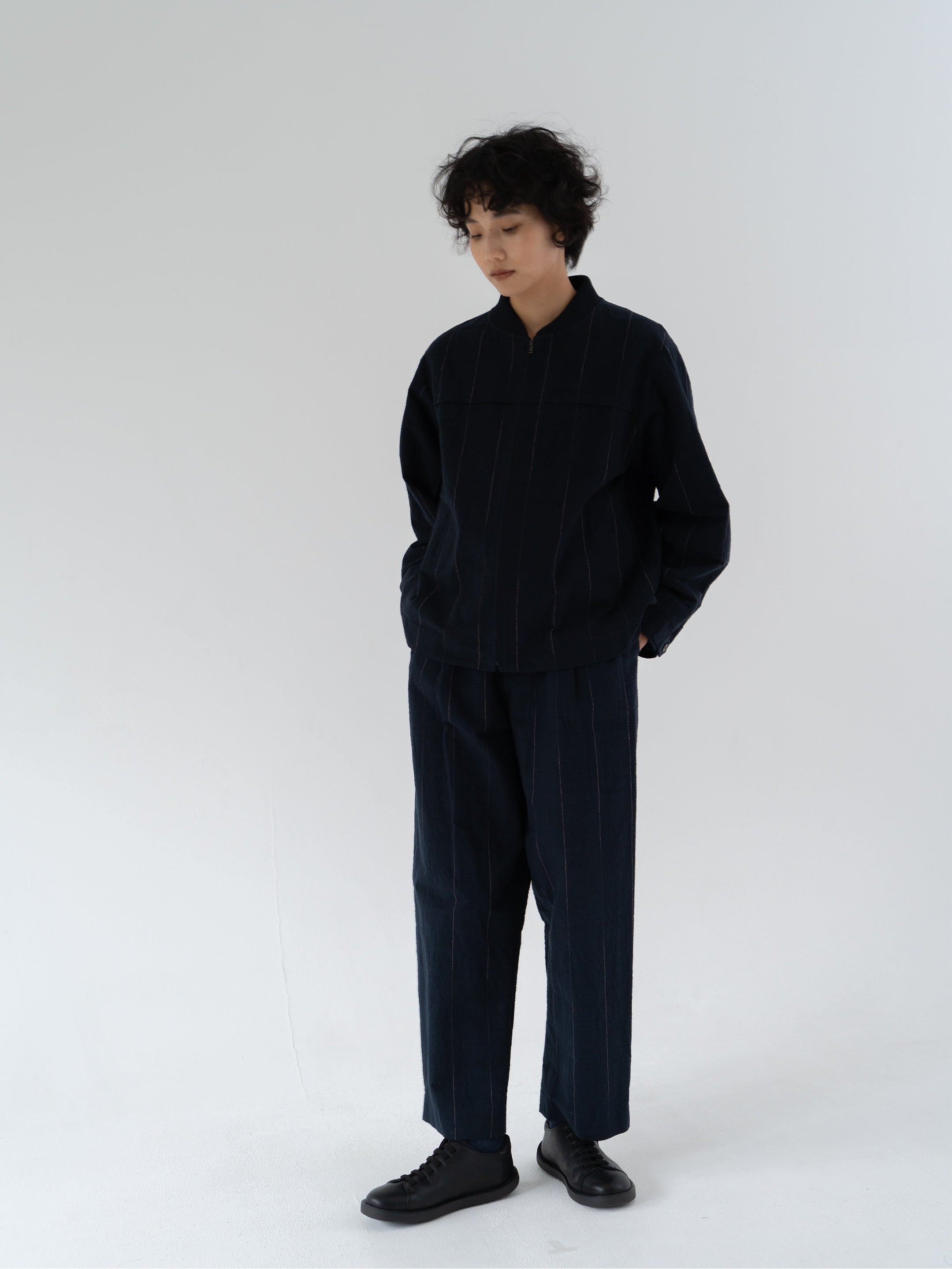 Rice basic cotton blouson