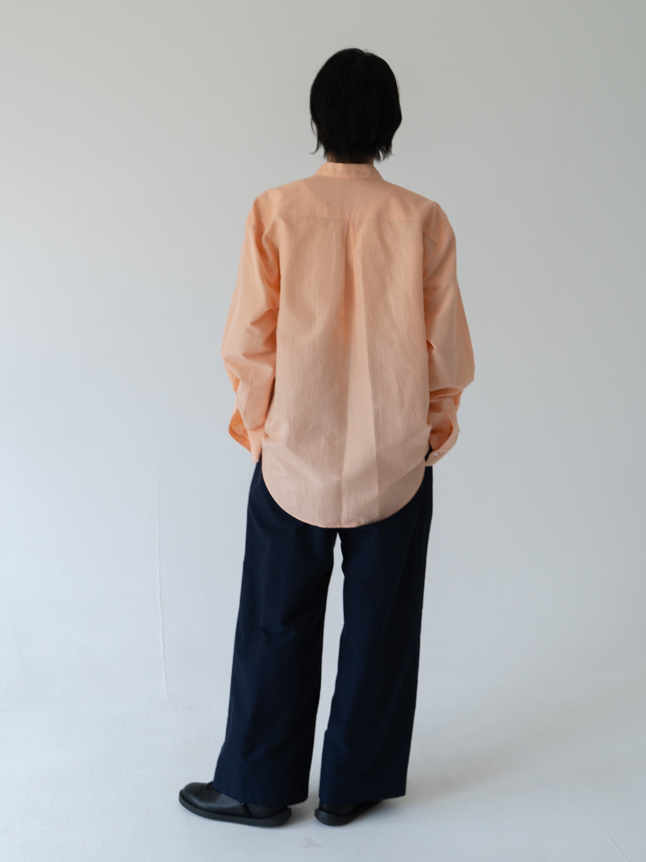 ffogy call linen silk shirts orange