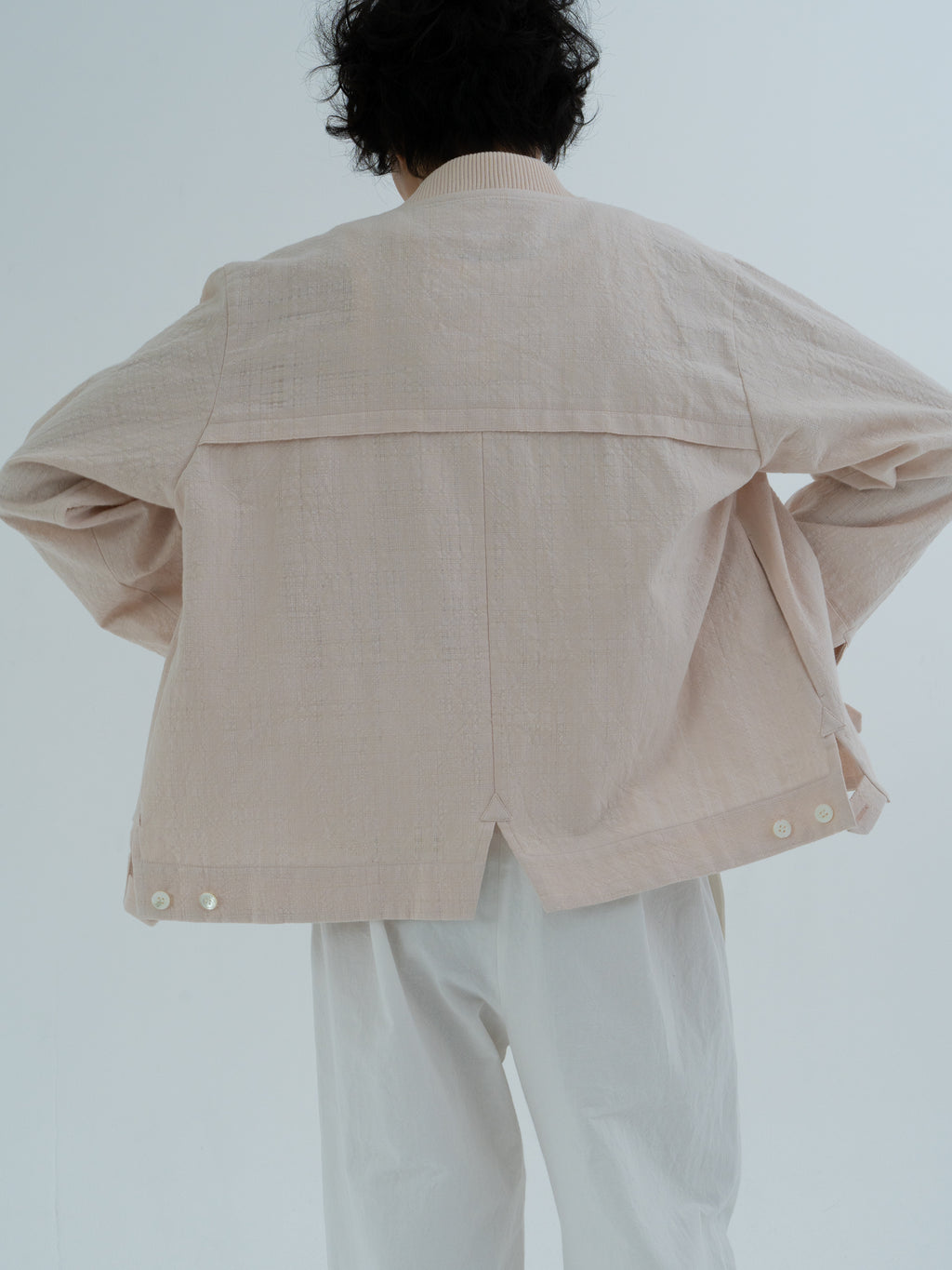 Rice basic cotton blouson