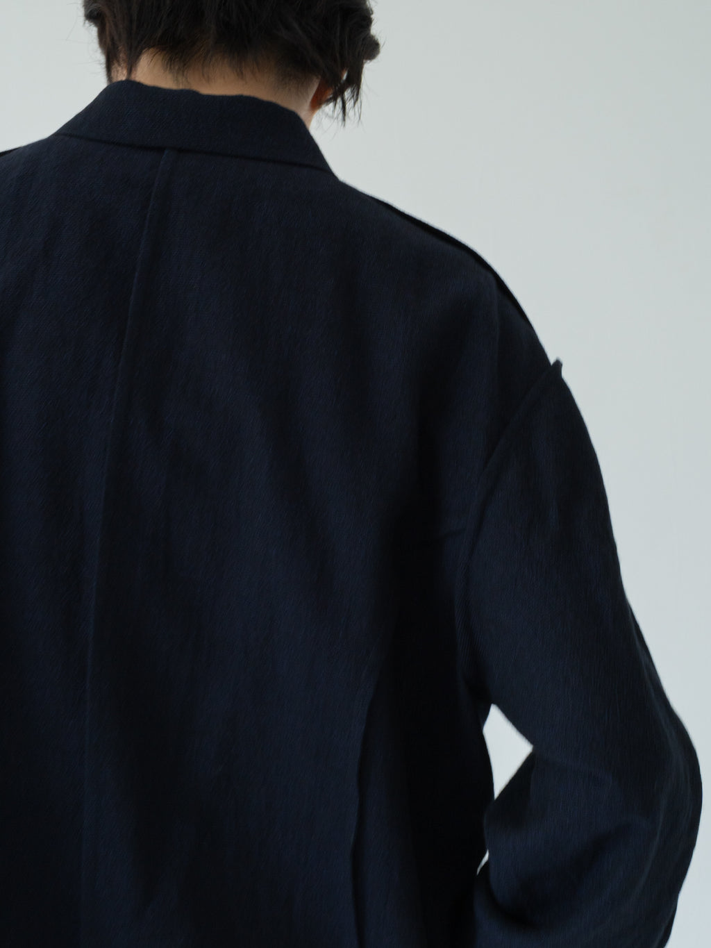 asura wool linen blouson