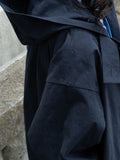 TYPE COAT cotton coat navy