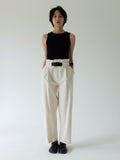 TYPE PANTS cotton trousers white