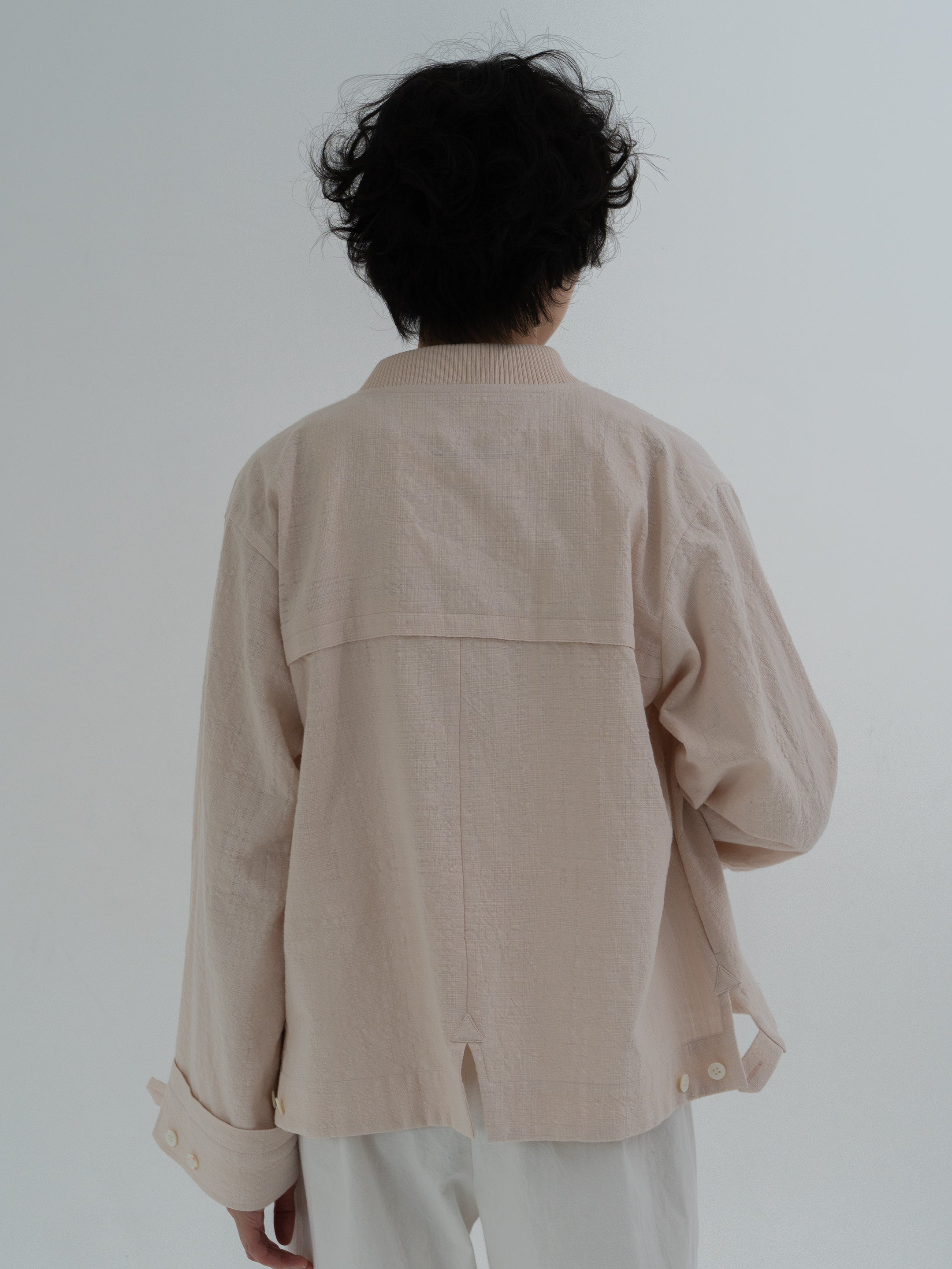 Rice basic cotton blouson