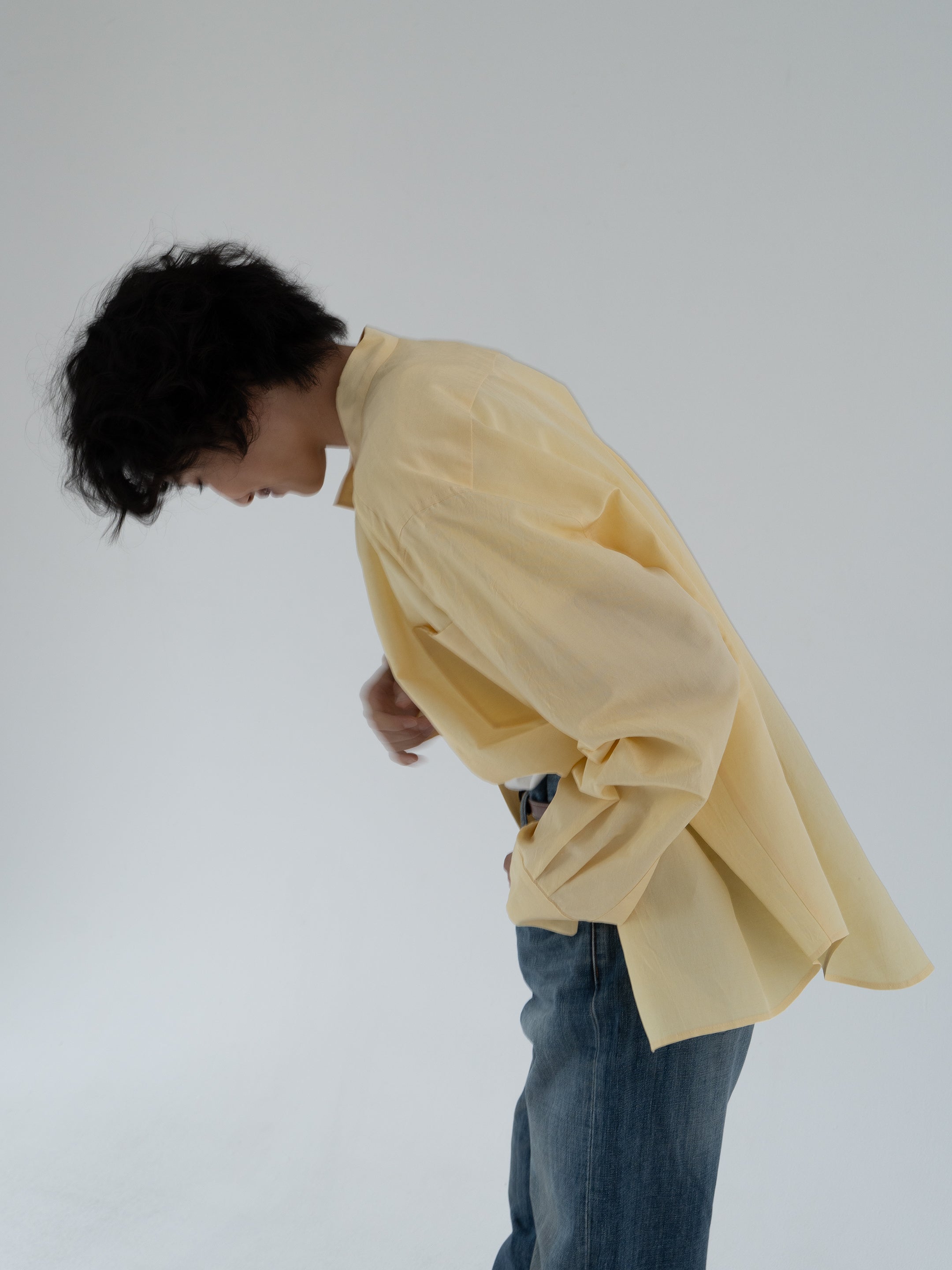 ffogy call linen silk shirts yellow