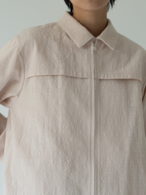 Ear swing top cotton blouson