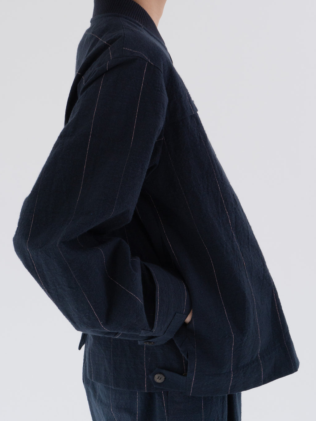 Rice basic cotton blouson