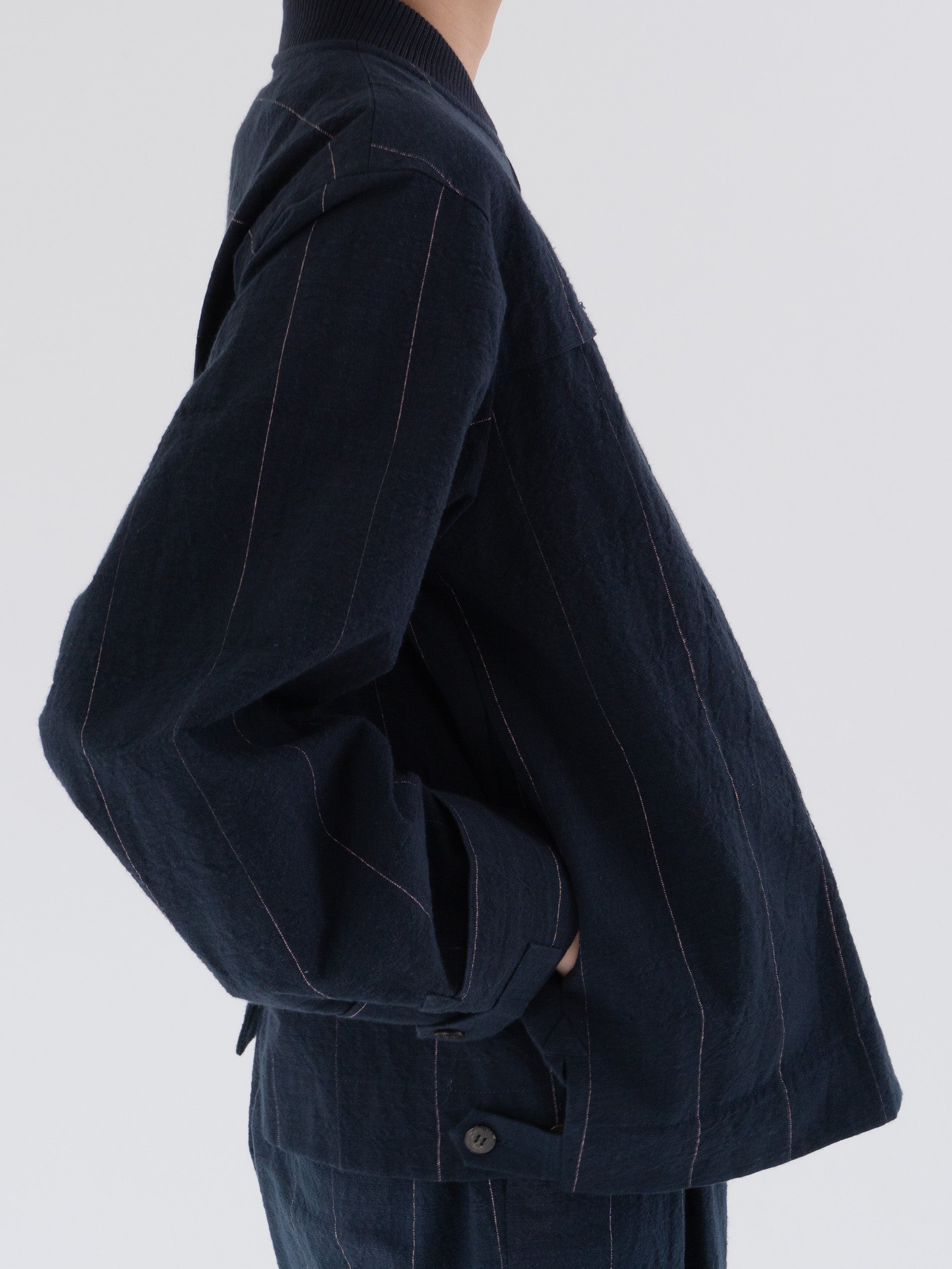 Rice basic cotton blouson